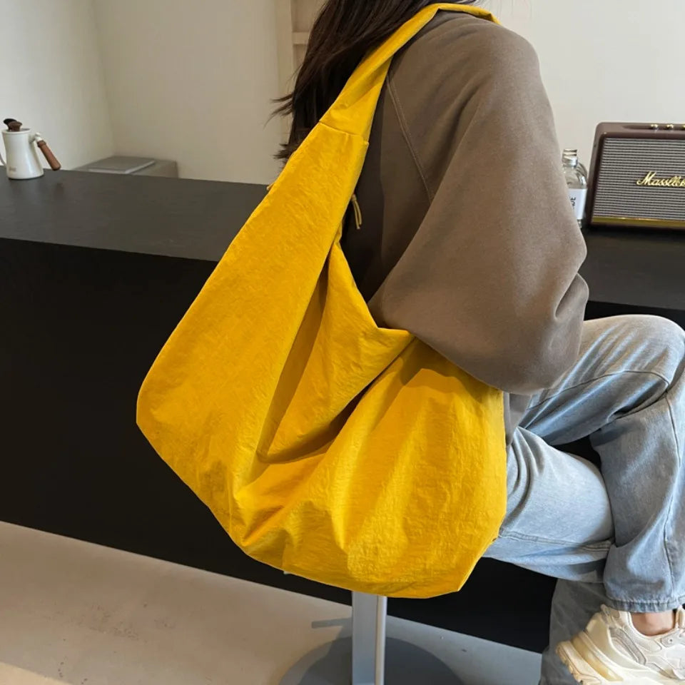 Large Capacity Nylon Tote Bag – Women's Casual Shoulder Bag
