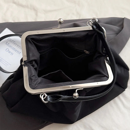 Pleated Cloud Shoulder Bag – Large Capacity Shell Bag for Women