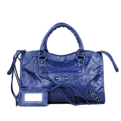 City Motorcycle Shoulder Bag Tote Women Luxury Designer Autumn Winter Handbag Crossbody Large