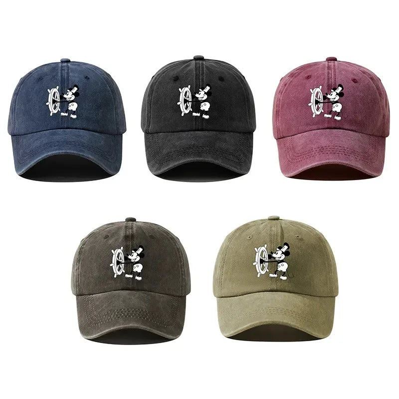 Mickey Mouse Baseball Cap – Vintage Cartoon Trucker Hat