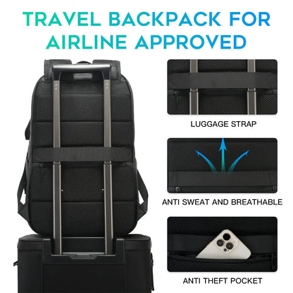 BANGE Laptop Backpack – Large Capacity Water-Resistant 16" Bag