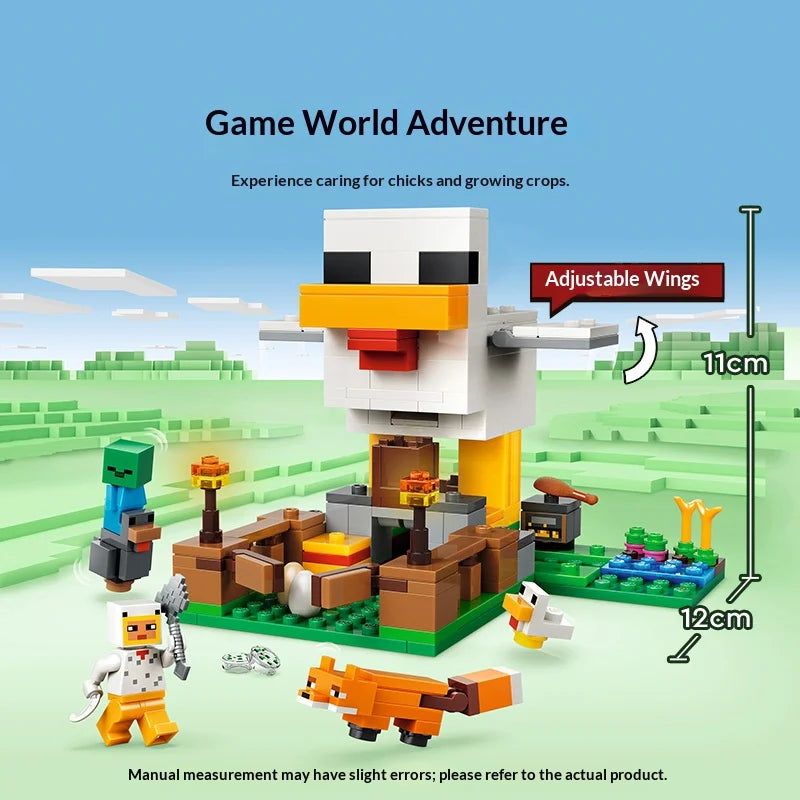 LEGO Minecraft 21585 The Chicken Farm Building Set