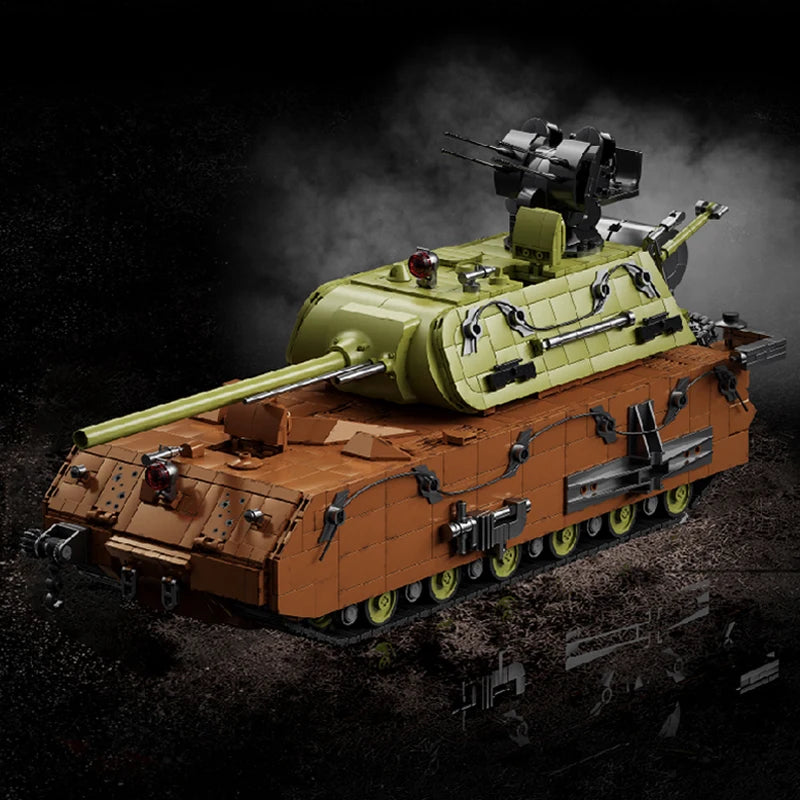 Panzer VIII Maus Tank MOC Set – 1:28 Scale Military Bricks