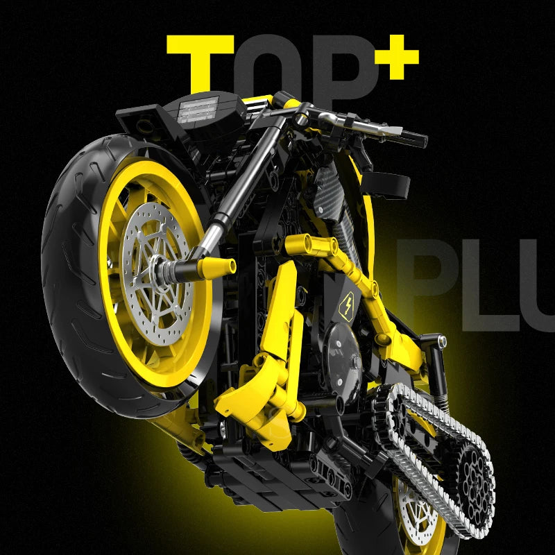 Racing Motorcycle Building Blocks Set – 545/554 Pcs DIY Motorbike Model