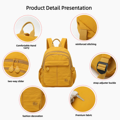 Mini Nylon Backpack for Women – Lightweight Small Backpack Purse