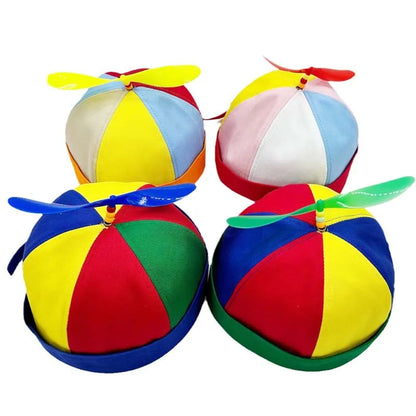 Propeller Beanie Hat – Colorful Helicopter Cap for Adults & Teens