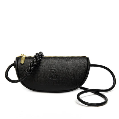 Brand Mini Bags Trend Designer Handbags Women S Genuine Leather Casual Lady Shoulder Black Crossbody