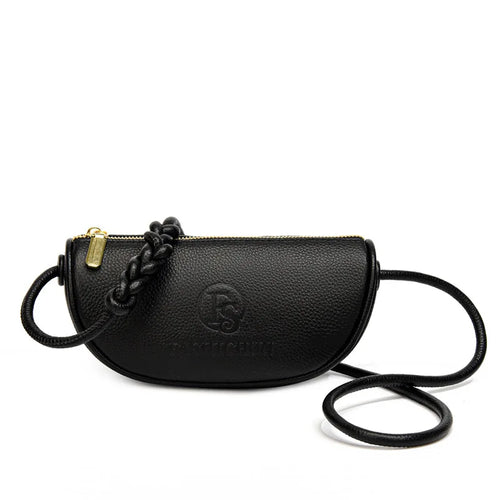 Brand Mini Bags Trend Designer Handbags Women S Genuine Leather Casual Lady Shoulder Black Crossbody