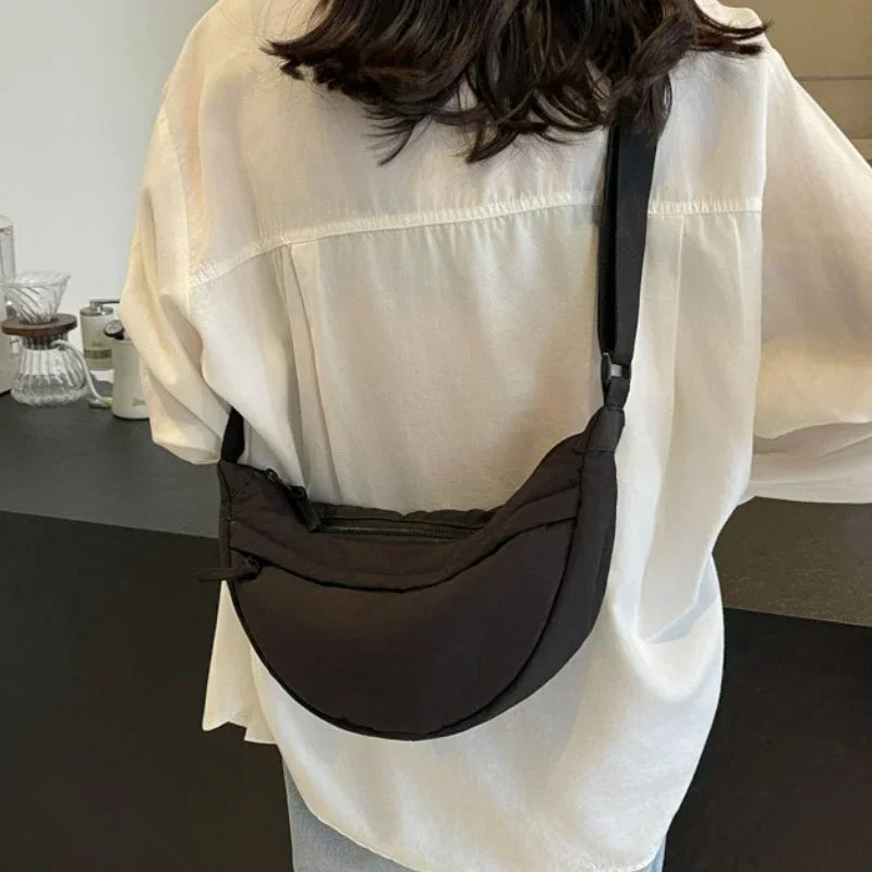 Capacity Women S Crossbody Messenger Bag Leisure Versatile Shoulder Hobos Handbags Nylon Fabric