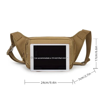 Tactical Waist Bag for Men – Multi-Pocket Sling Pack