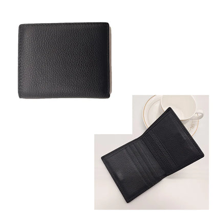 Slim Bifold Wallet – Unisex Short Wallet with Card Holder