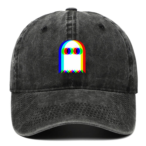 Colorful Ghost Print Baseball Cap – Adjustable Unisex Hat