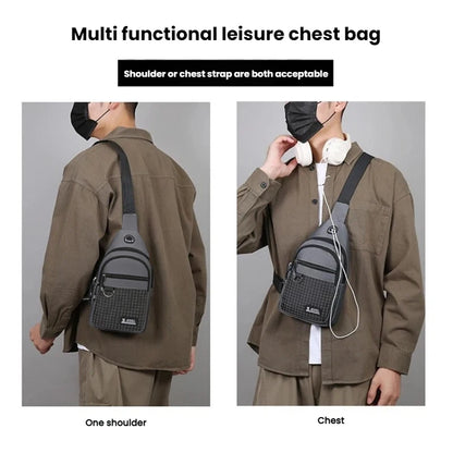 Men's Multifunctional Sling Bag – Sports Chest Pack