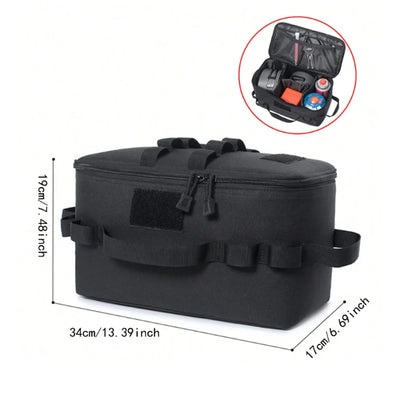 Camping MOLLE Storage Bag – Gas Stove Canister & Cookware Carry Sack