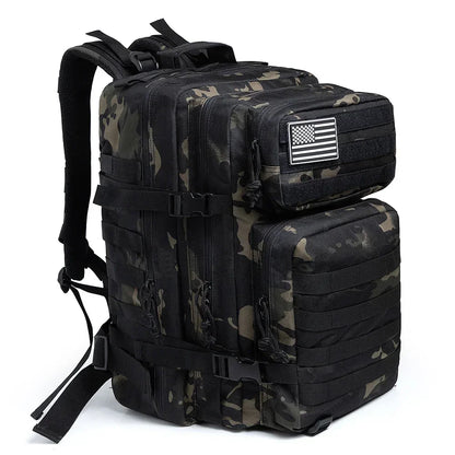 45L Tactical Backpack – Large MOLLE Assault Pack