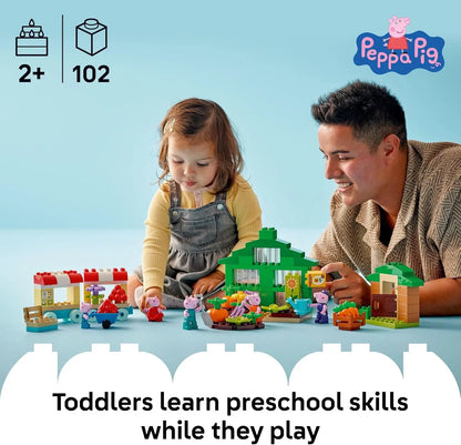 LEGO DUPLO 10461 Peppa Pig Grandpa Pig's Garden & Greenhouse – 102 Pieces