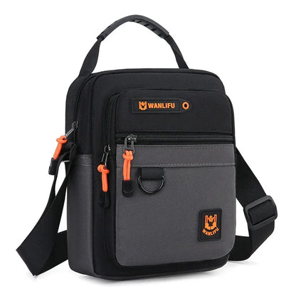 Men's Oxford Messenger Shoulder Bag – Lightweight Crossbody Purse