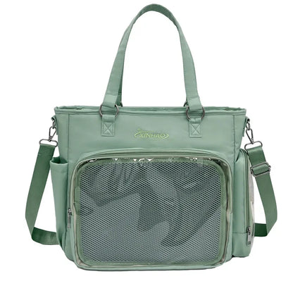 Kawaii Ita Bag with Transparent Window – Large Capacity Shoulder Tote