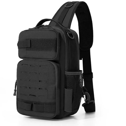 Tactical Fishing Sling Bag – Chest Pack with Rod Holder