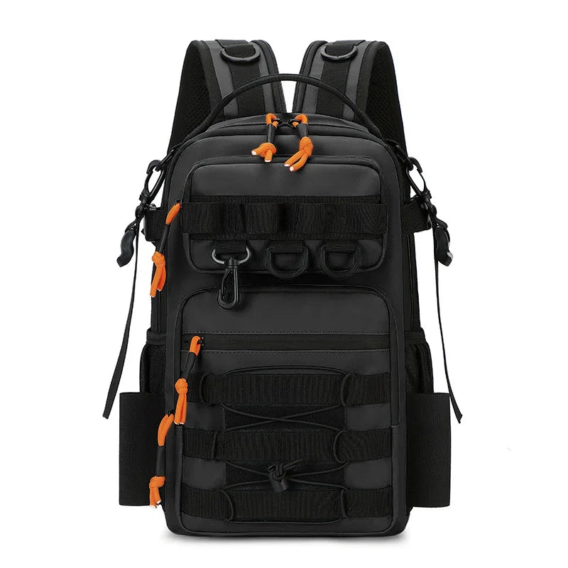 Tactical Fishing & Camping Backpack with Rod Holder – MOLLE Outdoor Sports Bag