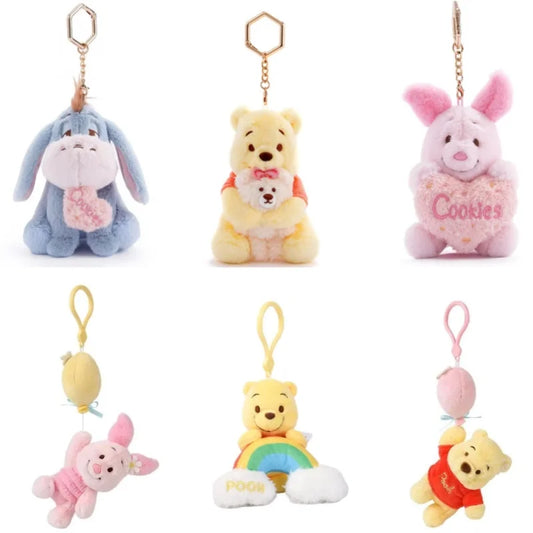 Winnie the Pooh Plush Keychain – Cute Stuffed Animal Bag Pendant