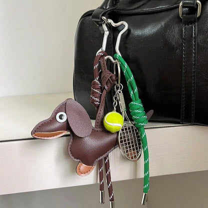 Dachshund Dog Keychain Charm – Cute Bag Accessory