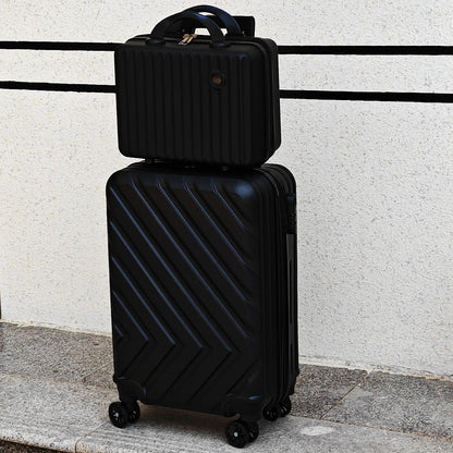 2-Piece Luggage Set – 20-Inch Trolley Suitcase & 14-Inch Mini Case