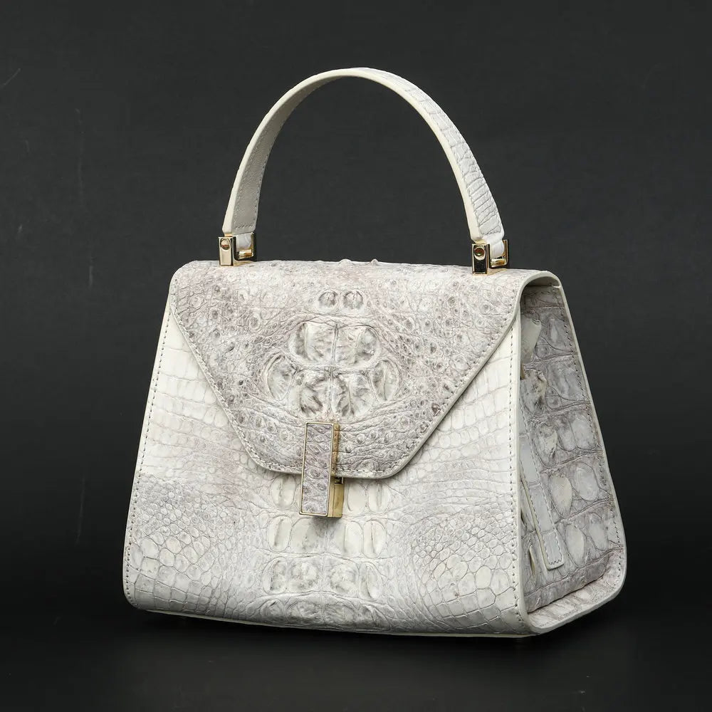 Crocodile Leather Women's Handbag – Large Shoulder & Crossbody Bag