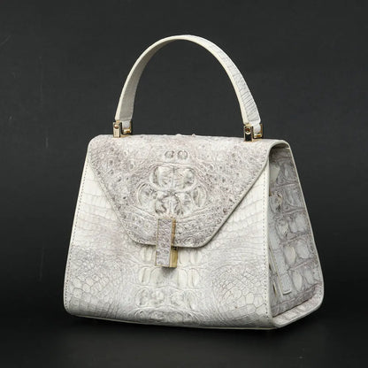 Crocodile Leather Women's Handbag – Large Shoulder & Crossbody Bag