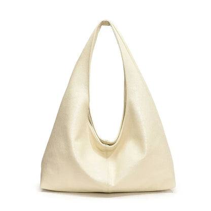 Large PU Leather Hobo Shoulder Bag – Y2K Women's Handbag