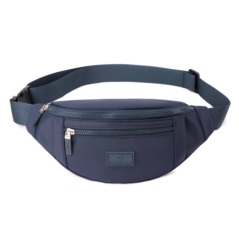Waterproof Waist Bag – Unisex Fanny Pack for Sports & Travel