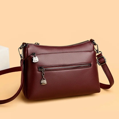 Genuine Leather Crossbody Bag for Women – Luxury Shoulder Handbag