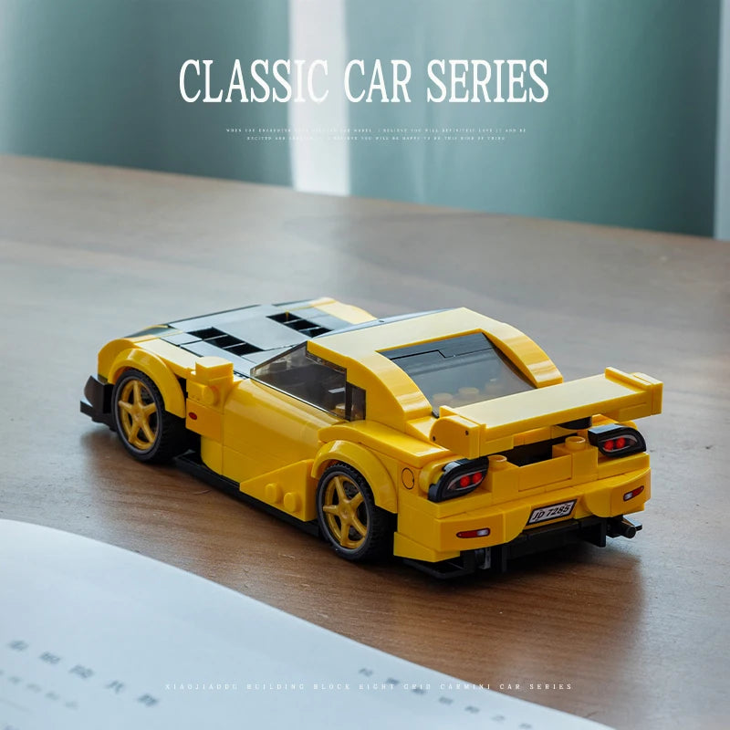 Mazda RX-7 JDM Sports Car Building Blocks Model