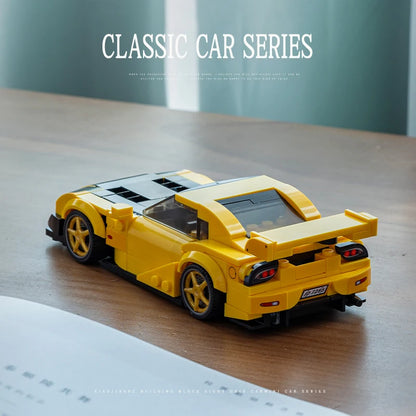 Mazda RX-7 JDM Sports Car Building Blocks Model