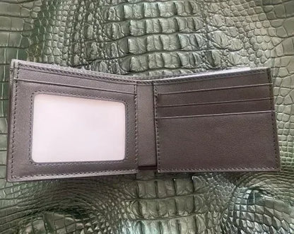 Men's Crocodile Leather Wallet – Luxury Short Organizer