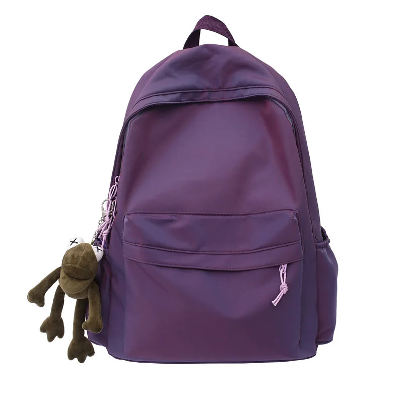 Large Capacity Nylon Backpack for Women & Students
