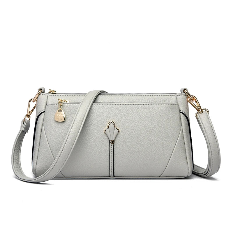 Elegant PU Leather Crossbody Bag – Women's Shoulder Purse