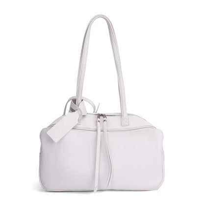 Genuine Leather Tote Bag – Large Capacity Cowhide Shoulder Bag for Women