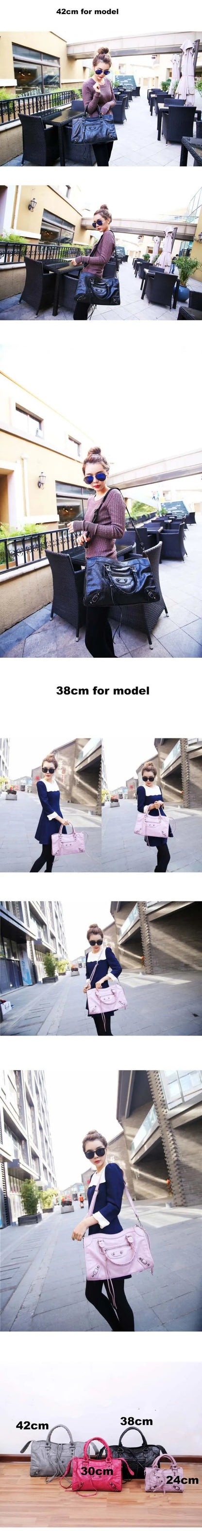 City Motorcycle Shoulder Bag Tote Women Luxury Designer Autumn Winter Handbag Crossbody Large