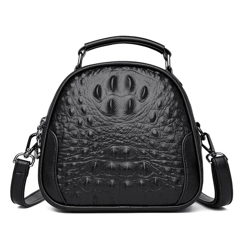 Crocodile Leather Crossbody Bag – Luxury Women's Shoulder Handbag