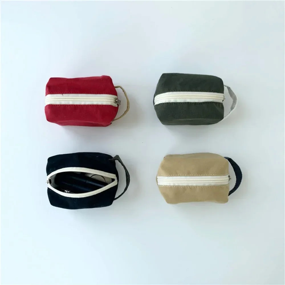 Canvas Cosmetic Bag Travel Makeup Organizer Pouch