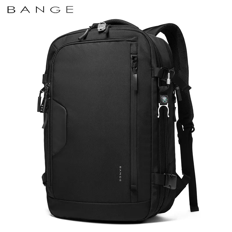 BANGE Expandable Travel Backpack – 36-55L Laptop Bag for Men
