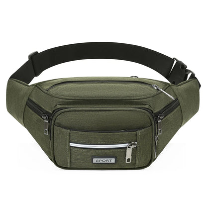 Waterproof Waist Bag – Men's Anti-Theft Chest Pack for Travel & Sports