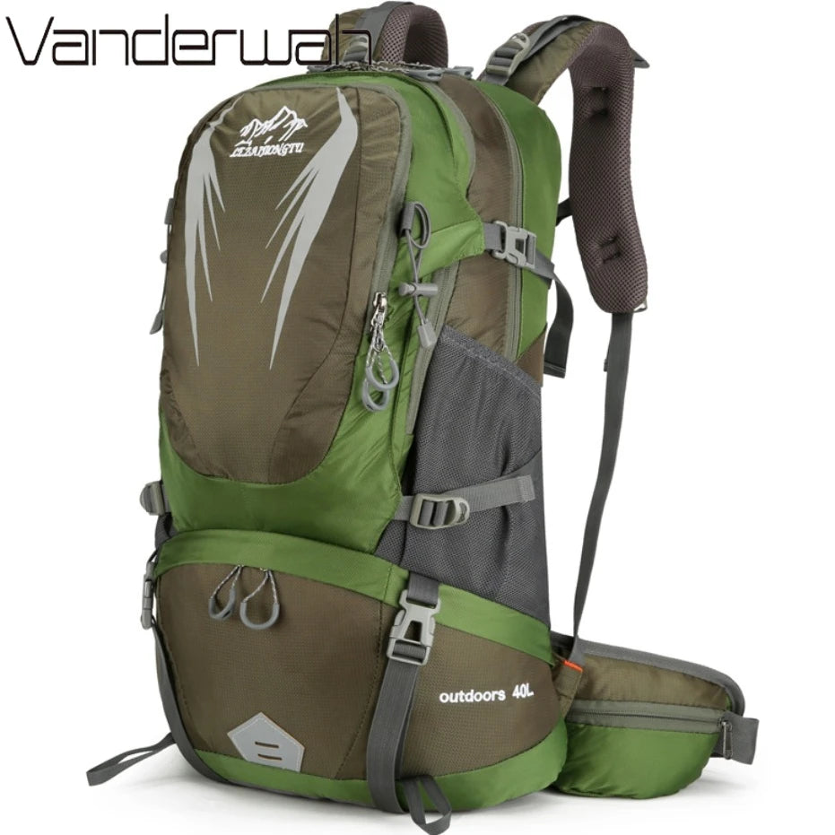 40L Waterproof Hiking Backpack – Men's Large Outdoor Travel Rucksack