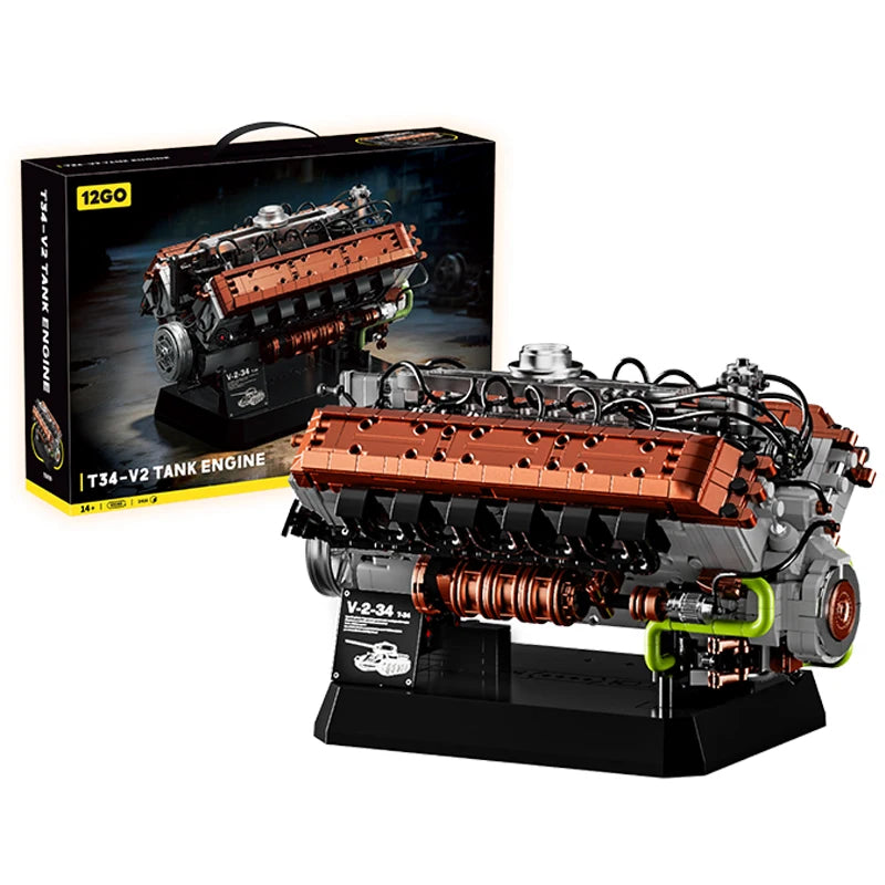 HL230 P30 Tank Engine MOC Building Set – Simulation Model Bricks Kit