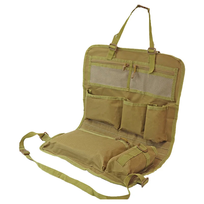 Tactical Car Seat Hanging Bag – 7-Pocket Hunting Pouch