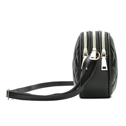 Quilted Crossbody Bag for Women – PU Leather Shoulder Purse