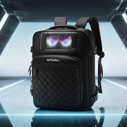 LED Display Laptop Backpack – Large Capacity Smart Bag
