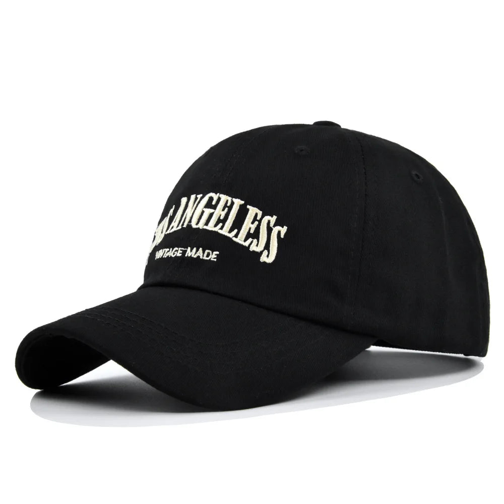 Vintage Washed Baseball Cap – City Embroidery Unisex Dad Hat