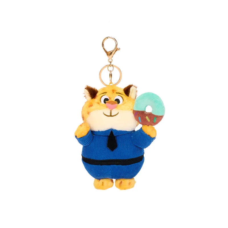 Zootopia Plush Keychain Doll – Cute Bag Charm Pendant